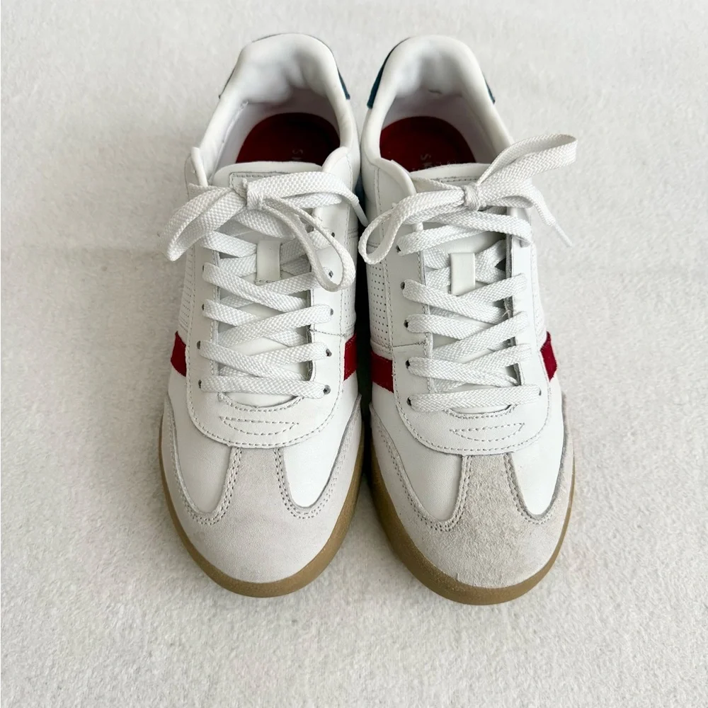 Skechers Zinger Retro Rockers Sneakers White Red Navy Size 8.5